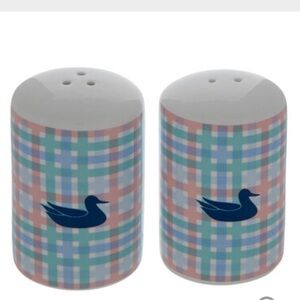 Set Of 2 Plaid Southern Marsh Salt & Pepper Shaker